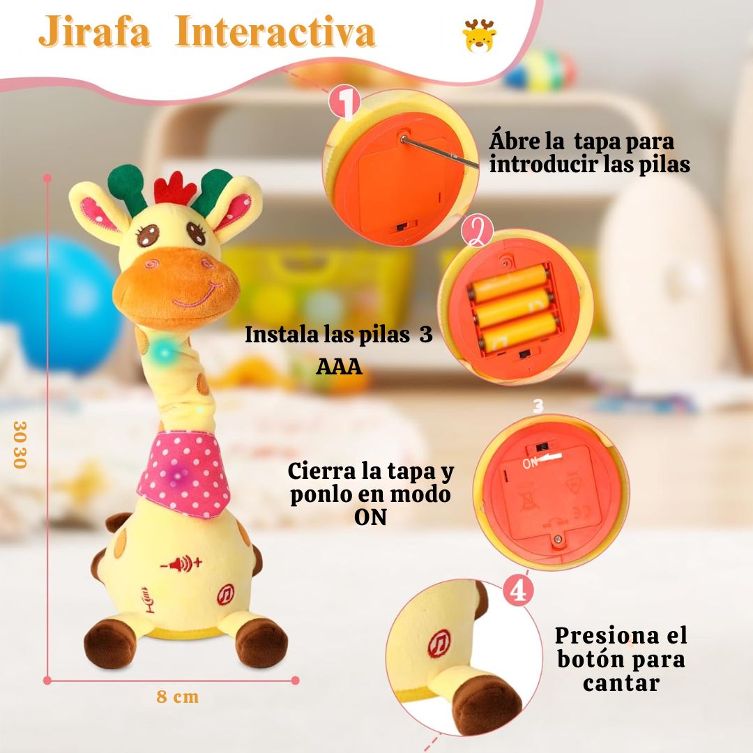 Jirafa interactiva™: Transforma la preocupación en calma y crecimiento